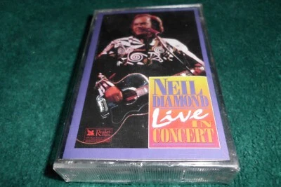 NEIL DIAMOND Live In Concert Cassette Tape #3 ONLY  1997 New Sealed - Image 1 of 4