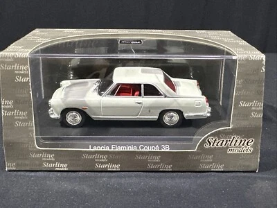 Lancia Flaminia Coupe 3 B White Saratoga 1962 1:43 Starline Models Diecast Car - Image 1 of 4