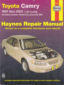 Haynes Repair Manual Toyota Camry 1997-2001 Avalon Solara Lexus ES 300 paperback - Picture 1 of 4
