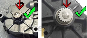 KIT DE REPARACIÓN DE ENGRANAJES MOTOR TECHO CORREDIZO FORD MONDEO MK4 2006-2014 - Imagen 1 de 2