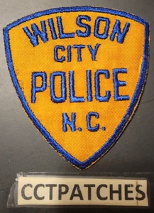 WILSON CITY, NORTH CAROLINA POLICE SHOULDER PATCH NC - Picture 1 of 2