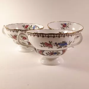 RARE Spode Copeland double handled fine bone china orphaned teacup - Picture 1 of 8