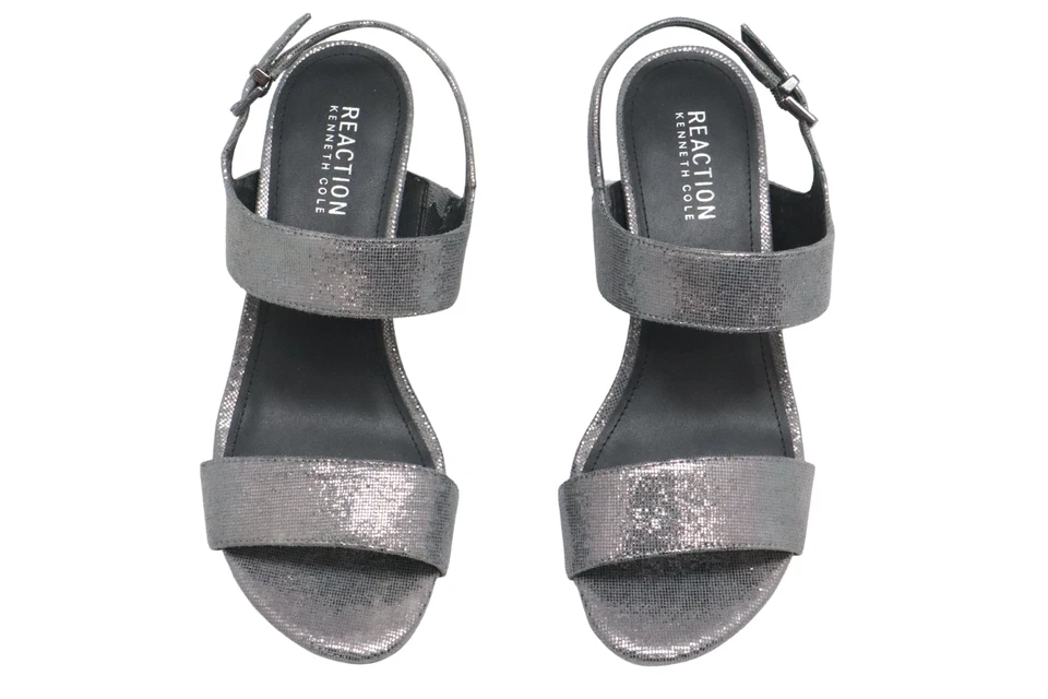 Sandalia de Vestido Kenneth Cole Reaction Dee Dos Bandas Talla 7 MED Estaño LR22DTB03 Foto 1 de 4