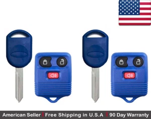 2 New Replacement Keyless Remote Key Fob For Ford Lincoln Mazda Mercury 80 chip - Picture 1 of 1