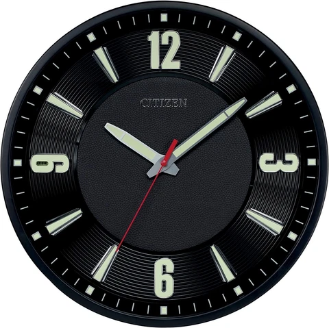 Citizen CC2012 Gallery Wall Clock, Black Cover