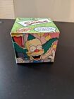 Vtg Simpsons Talking Wrist Watch Krusty the Clown Burger King 2002 Perfect Box