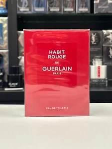 Guerlain Habit Rouge Eau de Toilette for Men 3.3 fl. oz. / 100ml - Picture 1 of 3
