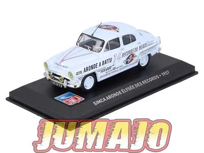 SIM86 Voiture 1/43 IXO Altaya SIMCA : SIMCA Aronde Elysee des records 1957 - Photo 1/4
