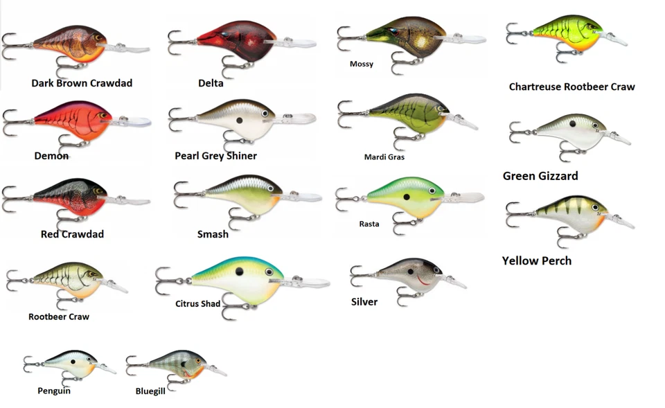 Rapala DT06 Dives To 6 Crankbait - Choice of Colors - Image 1 of 1