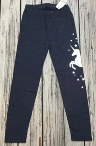 Gap Kids Girls X-Small 4-5 Gray & Silver Unicorn Leggings. Nwt - Picture 1 of 3