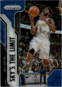 2016-17 Panini Prizm Sky's the Limit Prizms Blue Wave Card #6 Will Barton /99