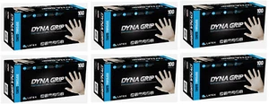 SAS Safety 650-1003 Dyna Grip Latex Powder-Free Disposable Gloves Large (6 Pack) - Picture 1 of 1