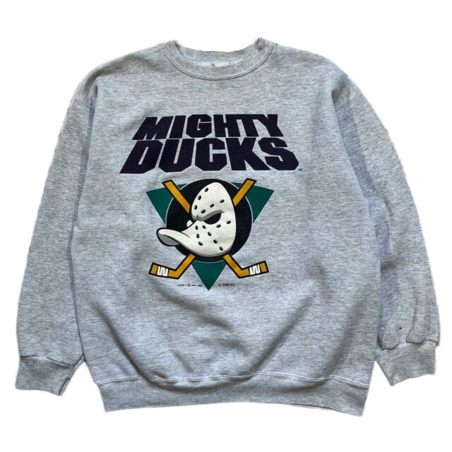 Printify Anaheim Mighty Ducks Vintage 90's Hoodie Black / 5XL