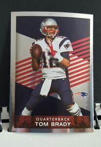 2015 Panini Stickers NFL #44 Tom Brady Foil New England Patriots