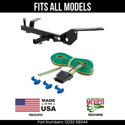 Kit de arnés de cableado de 4 vías enganche de remolque Ford Taurus 86-07 se adapta a todos los modelos Curt Foto 1 de 4