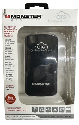 Monster Digital OTG Cloud Digital Connectivity NEW Sealed w/ 8GB Card - Image 1 of 4