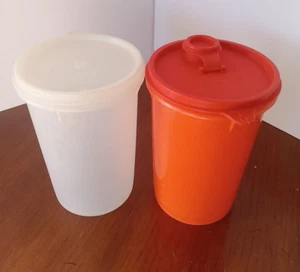 Vintage Tupperware Containers x2 with Lids # 321-5 & 321-6 - Picture 1 of 10