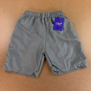 Comfort Fit Boys Size Large (12-14) Gray Lined Drawstring Swim Trunks NWT - Picture 1 of 5