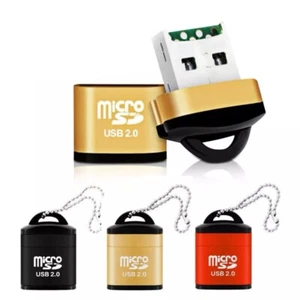 NEU MICRO SD KARTENLESER SPEICHERKARTE ADAPTER USB STICK LESEGERÄT PC TAB Z124 - Afbeelding 1 van 10