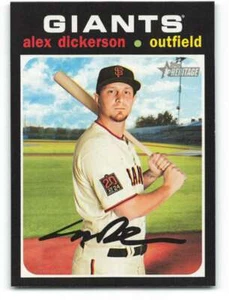 2020 Topps Heritage #364 Alex Dickerson NM-MT Giants ID:180428 - Picture 1 of 2