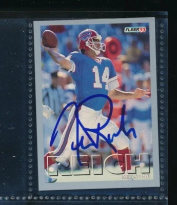 1993 Fleer #170 Frank Reich Buffalo Bills Signed Autograph (EO24) SWSW6 - Image 1 of 2
