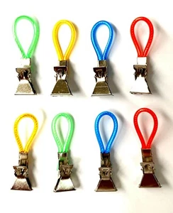 8 Handtuch clips Handtuchklammern Clips Handtuchhalter Halter Aufhängeclips - Bild 1 von 1