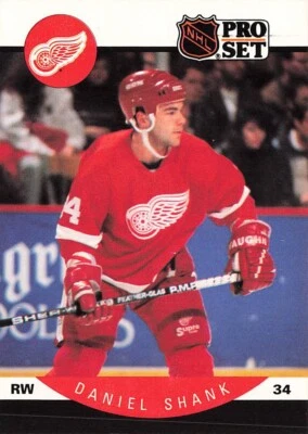 Daniel Shank 1990 Pro Set #78 Detroit Red Wings - Image 1 of 2