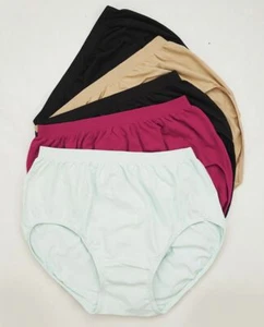 5/10 Pack JOCKEY Womens Comfies Microfiber Brief Underwear size 6-20 - Picture 1 of 6