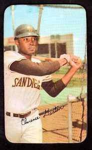 1971 Topps Supers #52 Clarence Cito Gaston San Diego Padres casi nuevo A - Imagen 1 de 2