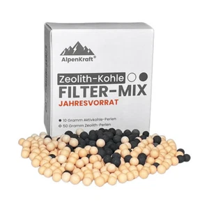 AlpenKraft Filtersteine für Hochdruck Duschkopf Filterperlen Aktivkohle Duschen