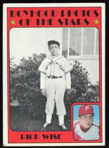 1972 Topps #345 Rick Wise - FREE SHIPPING - Picture 1 of 2