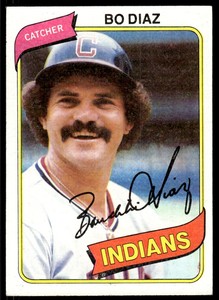 1980 Topps Baseball Bo Diaz #483