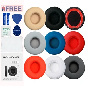1 Pair For Beats By Dre Solo 2.0 2 3 Wireless / Wired Headphones Ear Pad Cushion - Picture 1 of 19
