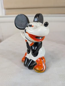 1930s Mickey Mouse Ceramic Bank Figurine 6" Tall - Picture 1 of 8
