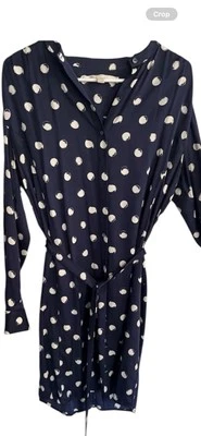 Nordstrom Collection Mujer Vestido Camisa Seda Botón, Talla XS Foto 1 de 4