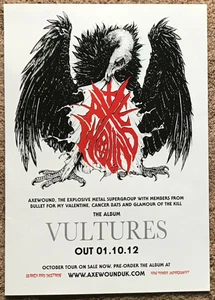 AXE WOUND - VULTURES 2012 Full page UK magazine ad CANCER BATS BFMV - Imagen 1 de 1