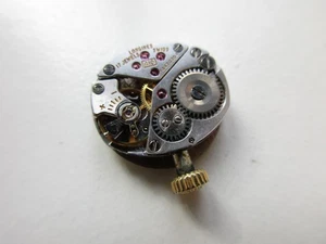 Longines cal. 410 Schweizer Uhrwerk Zifferblatt & signierte Krone - läuft - Bild 1 von 3