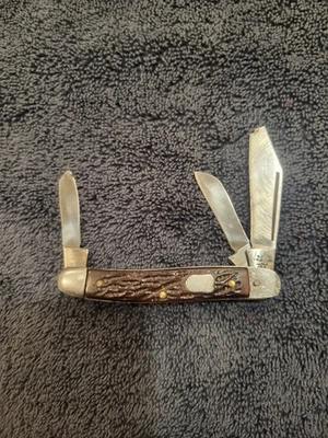 Faca de bolso vintage Saber modelo Japão 644 - Três lâminas - Imagem 1 de 4