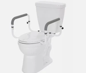 VIVE Adjustable Toilet Safety Rail Adjustable Grab Rail Compact Support - Picture 1 of 3
