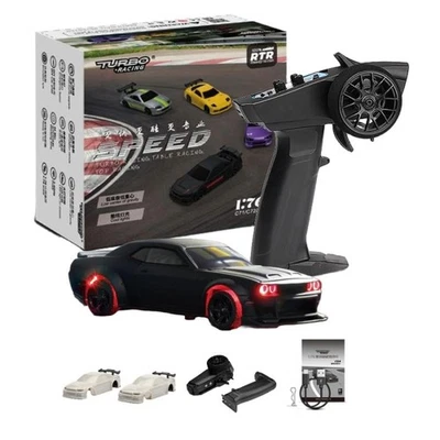 [Official Japanese Product] Hi-Tec Turbo Racing C75-BK On-Road Car Black - Image 1 of 4