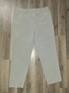 Old Navy Stretch Women's Size 14 Tall Pull On Gray Dress Pants With Pockets (B29 - Picture 1 of 3