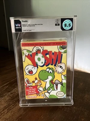 1992 Yoshi CIB Nintendo NES Graded Wata 8.5 Grading Video Game Retro - Image 1 of 4