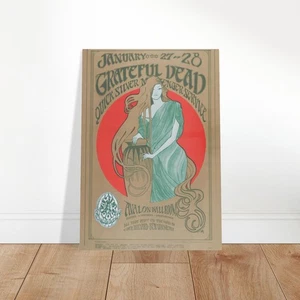Vintage Grateful Dead Concert Poster Art - Avalon Ballroom 1967 - Bild 1 von 11