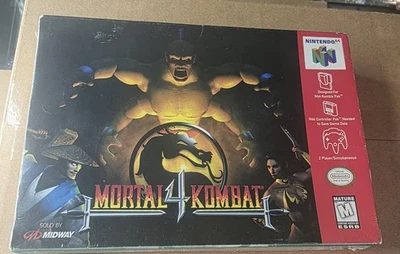 *sealed* Mortal Kombat 4 Nintendo 64 - Image 1 of 4