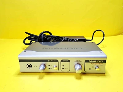 ⚡M-AUDIO FIREWIRE AUDIOPHILE EXTERNAL SOUND CARD USB SOLO RECORDING INTERFACE ⚡ - Image 1 of 4
