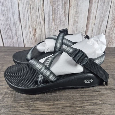 Sandalias clásicas de tiras Chaco Z para hombre talla ancha 12 W negro gris (USADAS EN EXCELENTE ESTADO) J105961W Foto 1 de 4