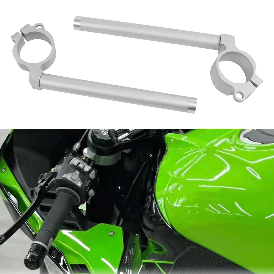 For Kawasaki ZX600 Ninja ZX-6R 2009-2014 2010 Left & Right Clip-on Handlebars Foto 1 de 4