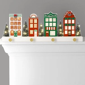 Christmas Lit Village Stocking Holder - Threshold - Picture 1 of 5