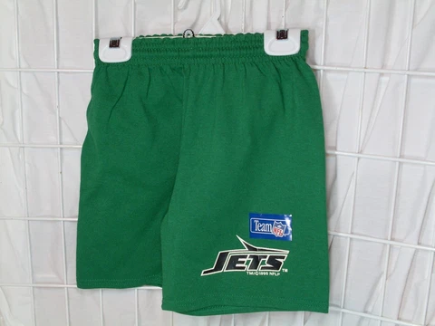 NFL New York Jets Logo Screen Printed Shorts Size Youth Medium Cover