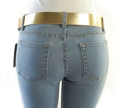 NEW Thick Wide Bonded Leather Belt w/ Removable Silver Buckle 12 Bright Colors! - Image 1 of 2